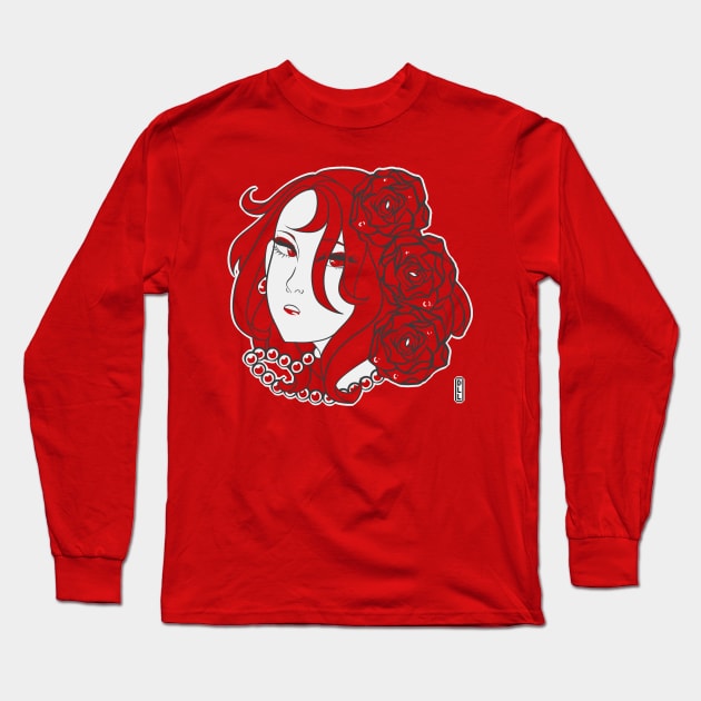 Rose Long Sleeve T-Shirt by darklightlantern@gmail.com